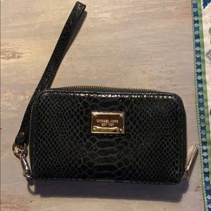 Black Michael kors wristlet
